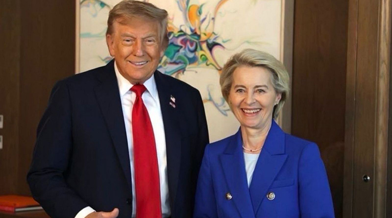 Von der Leyen y Trump